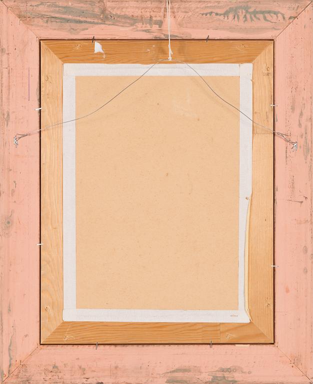 Ragnar Ungern, olja på papp, signerad och daterad 1916.