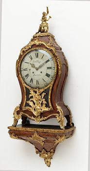 A Swedish Rococo bracket clock by J. Kock.