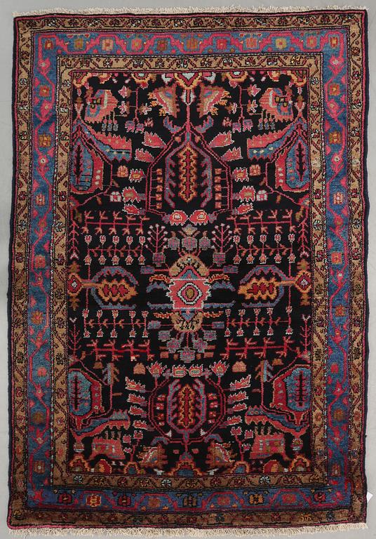RUG, old/semi-antique, Nahavand/Oshvand, ca 205 x 130 cm.