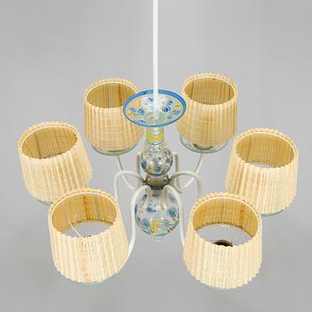 Paavo Tynell, takkrona, modell 1752, för Taito och Köklax Glasbruk, 1940-tal.