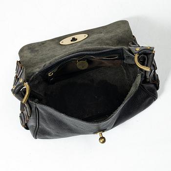 Mulberry, a leather bag.