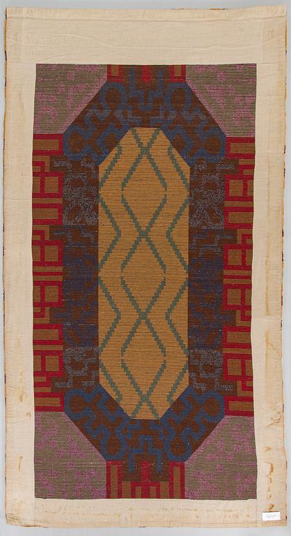 A Finnish rug / ryarug around 1910-1920. Circa 310 x 170 cm.