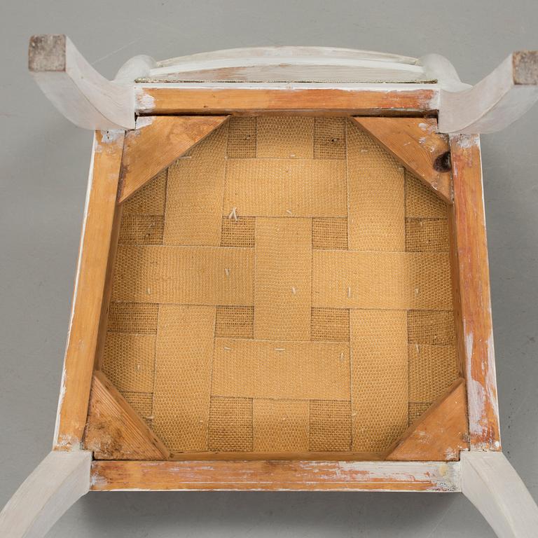 STOLAR, ett par, sk. Bellmanstolar, 1800/1900-tal.