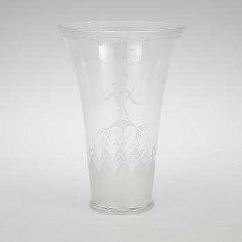 VAS, glas, Simon Gate, Orrefors, 1926.