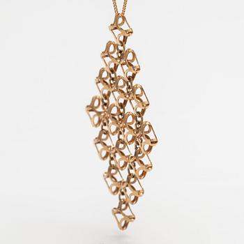 Elis Kauppi, Kaulakoru, 14K kultaa. Kupittaan kulta, Turku.