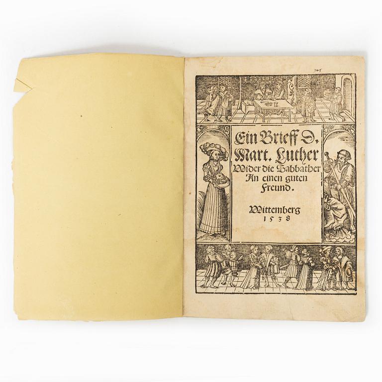 Martin Luther, 1538.
