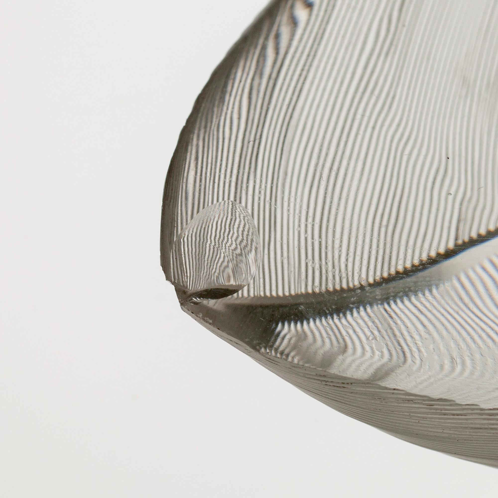 FAT, kamslipat glas, signerad Tapio Wirkkala Iittala.