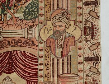 MATTA. Täbris Figural. 232 x 168,5 cm.