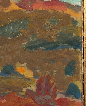 KER XAVIER ROUSELL, olja på kartong, sign.