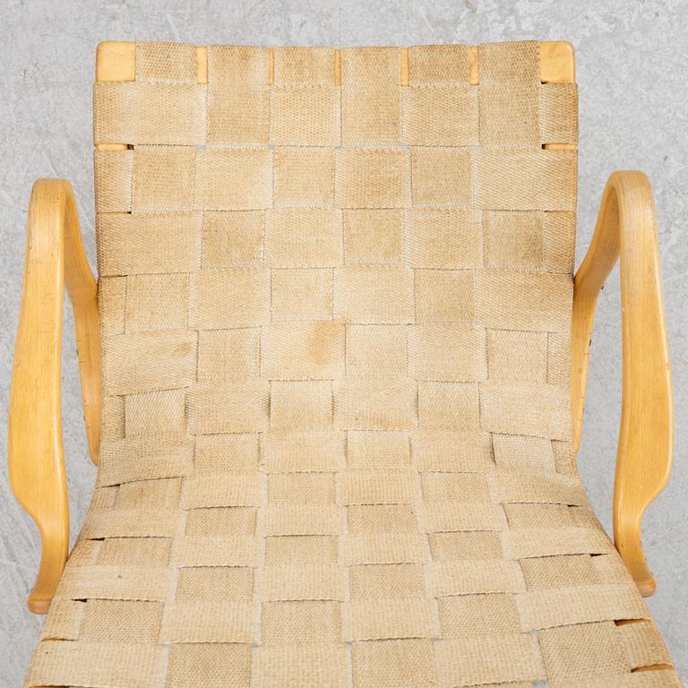 Bruno Mathsson, an 'Eva' armchair, Firma Karl Mathsson, Värnamo, 1962.