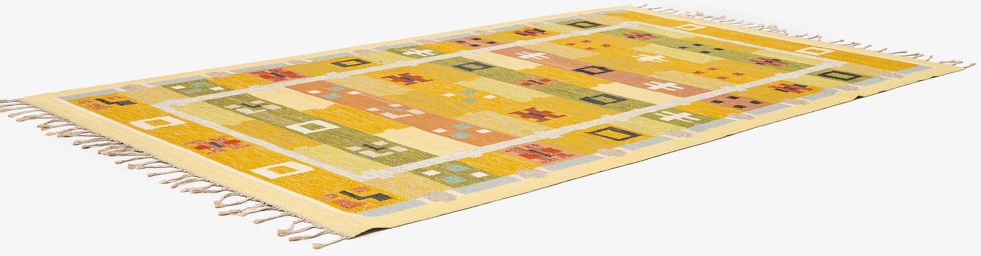 Agda Österberg, a carpet, flat weave, c. 315 x 180 cm, signed.