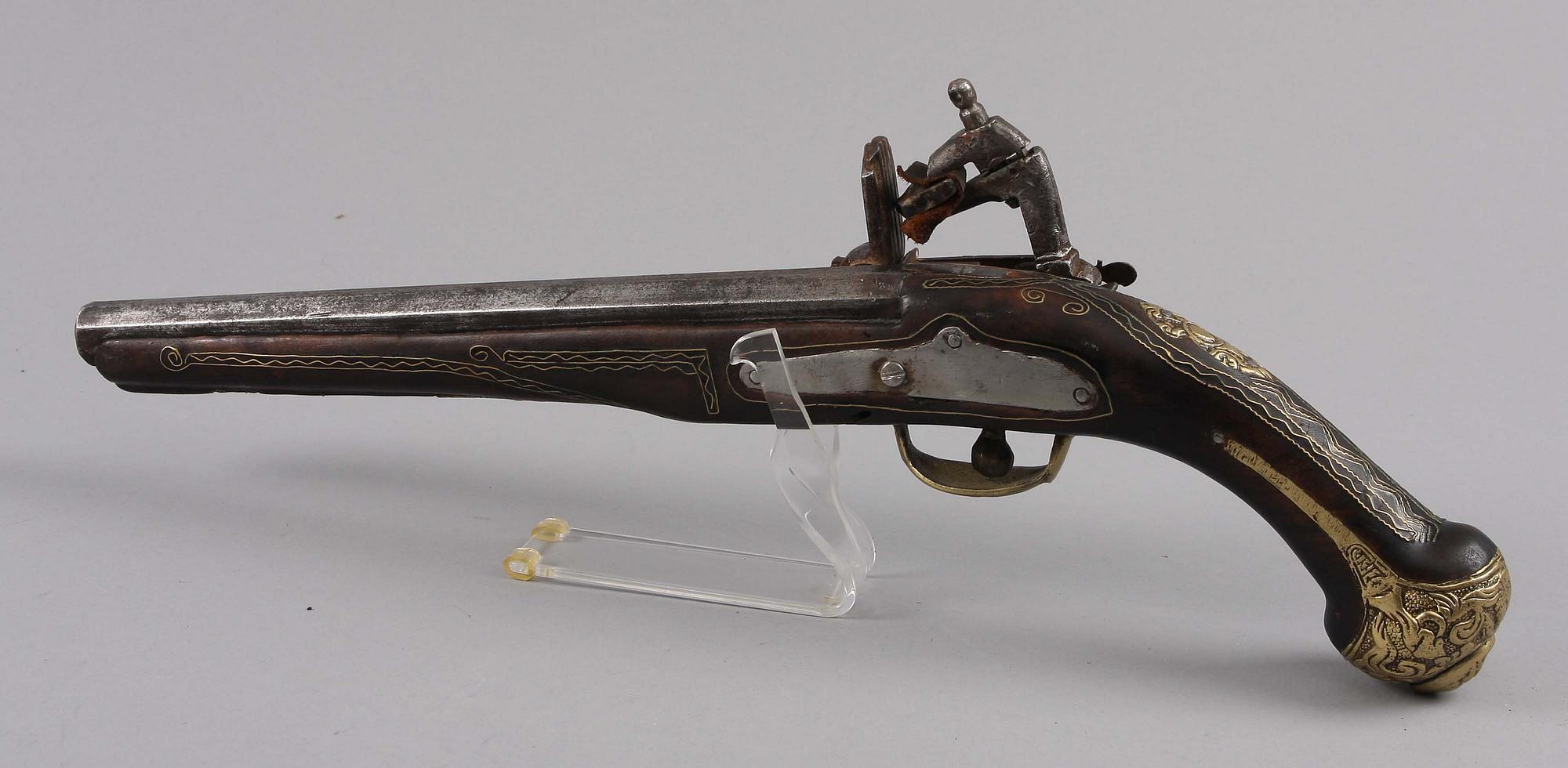 FLINTLÅSFRAGMENT, 1800/1900-tal.