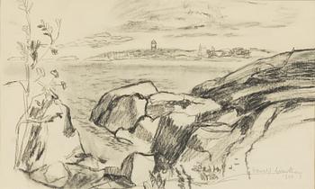 Harald Lindberg, Coastal Landscape.