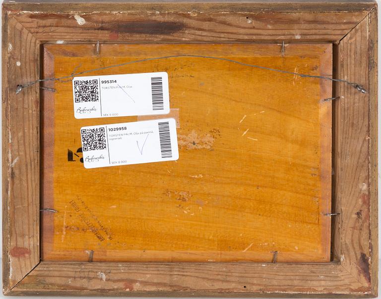 TORSTEN PALM, Oil on panel, signed.