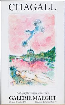 MARC CHAGALL, after, Galerie Maeght, 2 pcs.