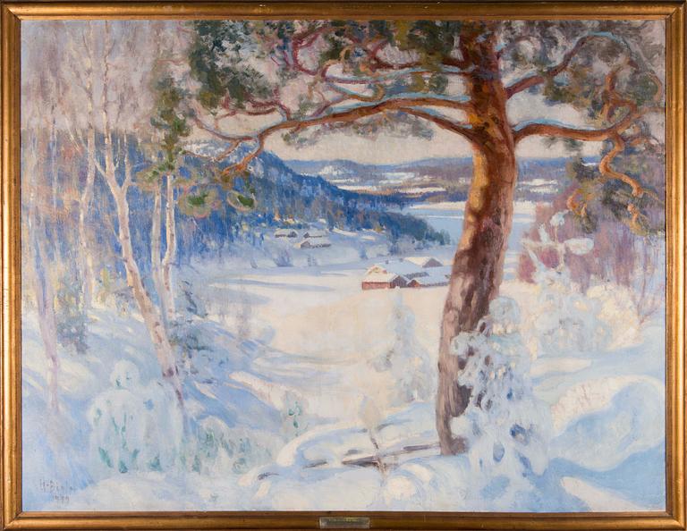 Helmi Biese, WINTRY LANDSCAPE.