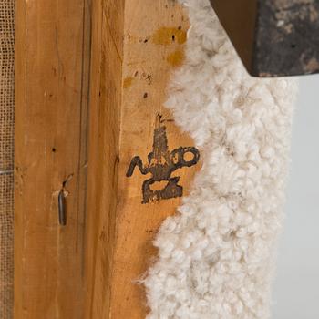 A pair of  1930s/40s. 'Continent' armchairs model 217, Asko, Finland.