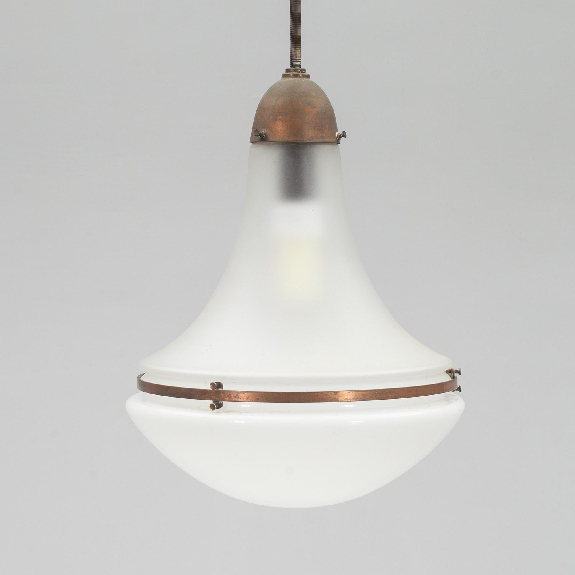 TAKLAMPA, "Luzette", Peter Behrens, för AEG (Allgemeine Electricitäts-Gesellschaft), 1900-talets första hälft.