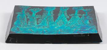 Birger Kaipiainen, väggrelief, stengods signerad Kaipiainen.