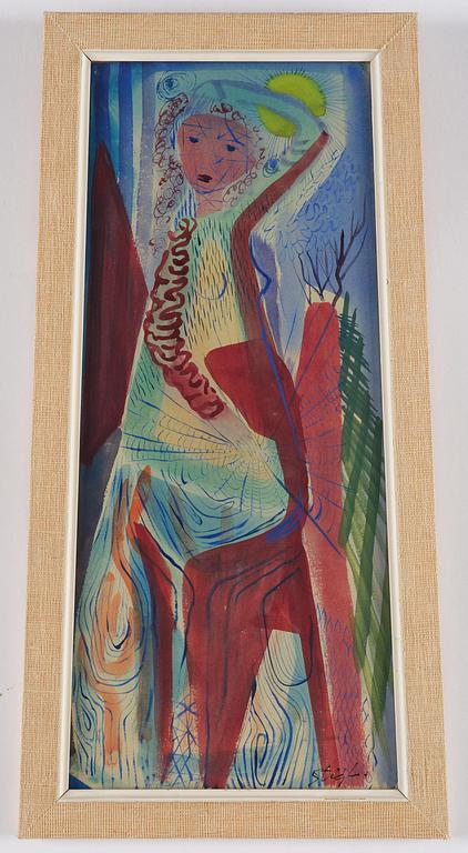 Stig Lindberg, Woman in sunshine.