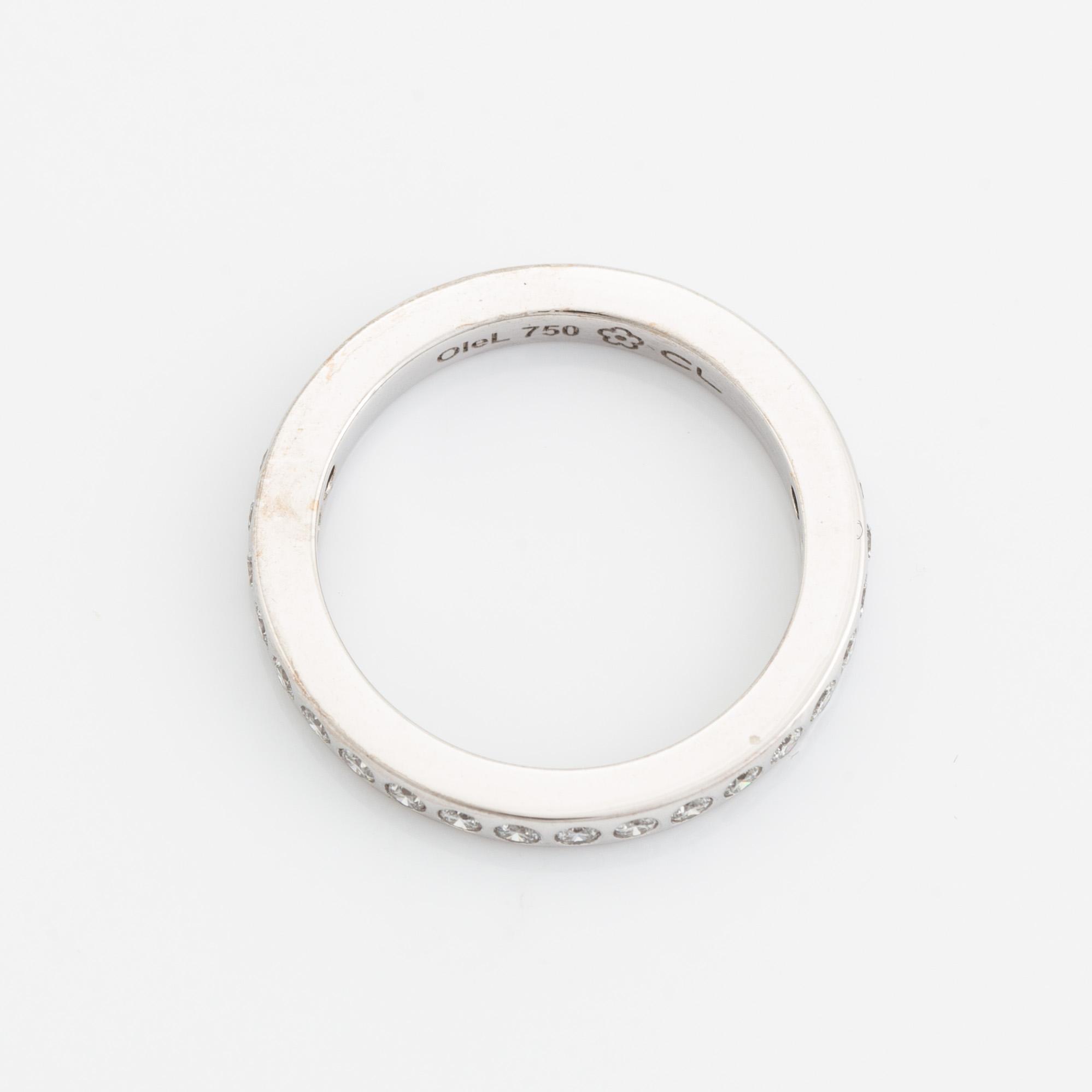 Ole Lynggaard, Charlotte Lynggaard, "Forever Love Ring", vitguld med briljantslipade diamanter.