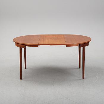 Hans Olsen, matbord och stolar, 4st, Frem Røjle, Danmark, 1950-tal.