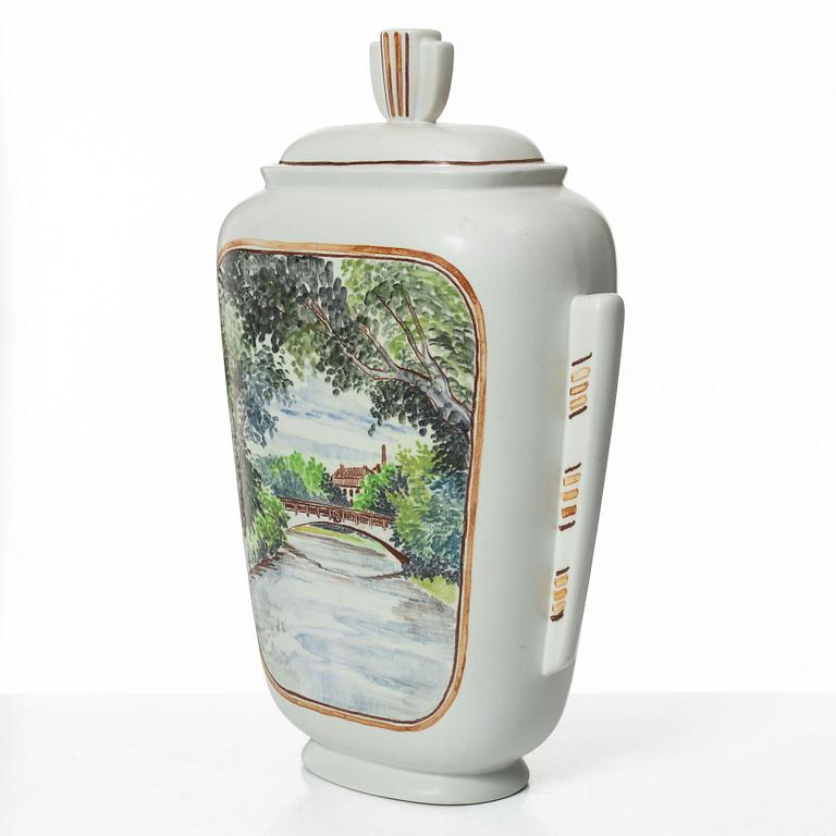 Oskar Dahl, Lock urn, Rörstrand, Malmö, 1948.