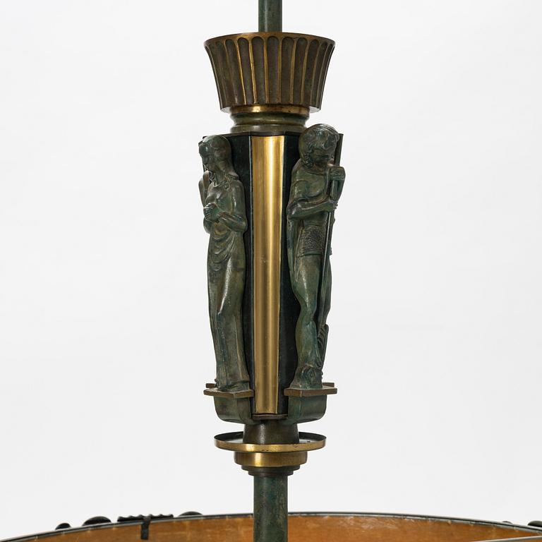 A Einar Bäckström, ceiling lamp, model 4006,  Swedish Grace 1920's/-30's.