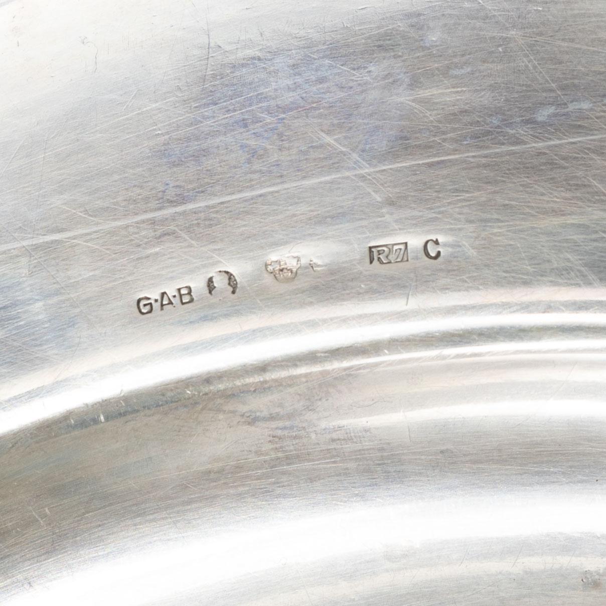 Guldsmedsaktiebolaget (GAB), Dish, silver, Stockholm 1919.