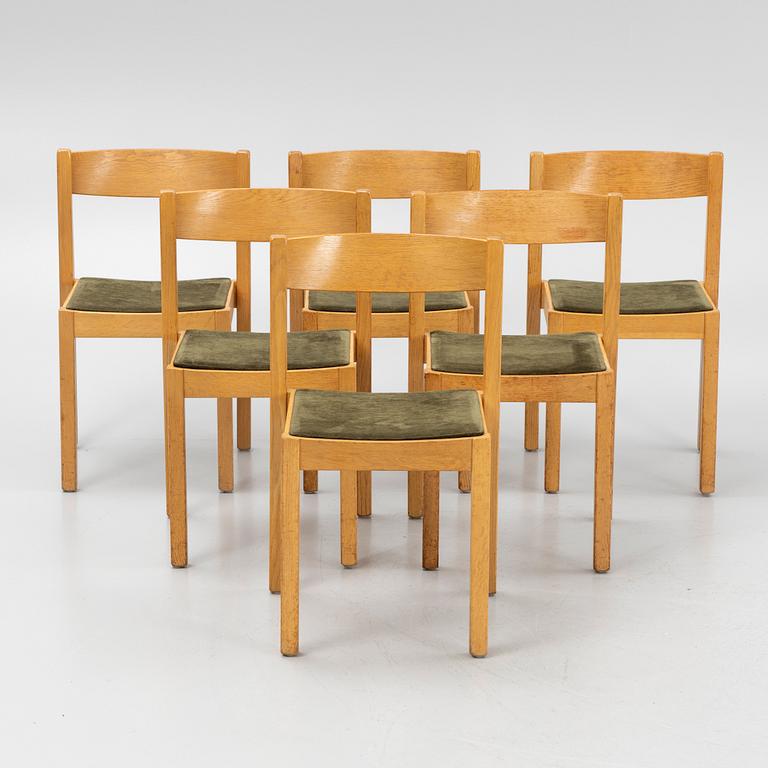 Axel Larsson, six 'Stol 312' chairs, Balzar Beskow.