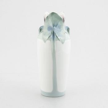 Nils Emil Lundström, an Art Nouveau porcelain vase, Rörstrand, early 20th Century.