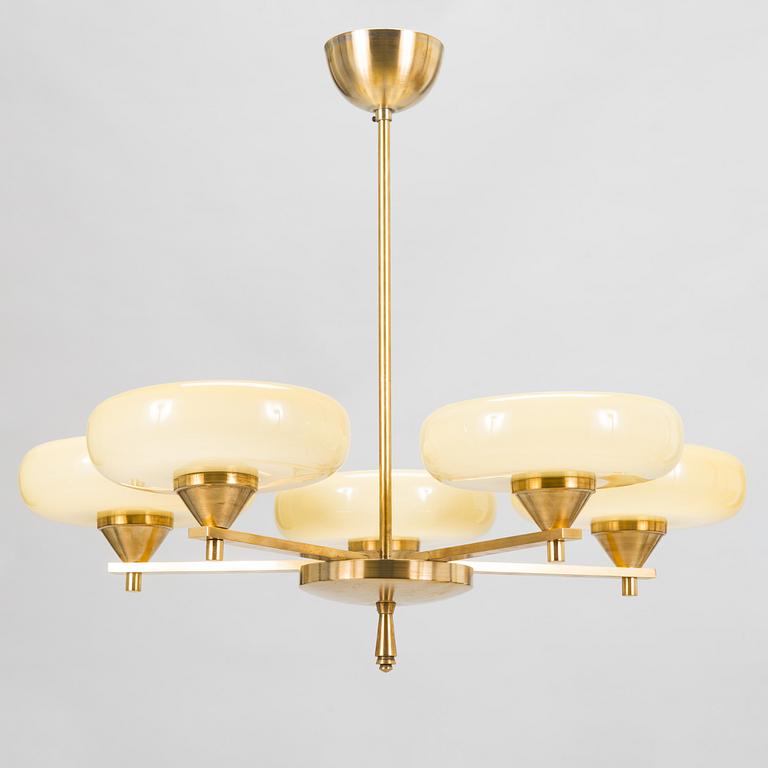 Paavo Tynell, a 1930/40s ceiling lamp model 1356 for Taito Finland.