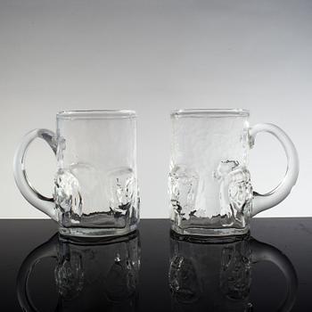 ERIK HÖGLUND, ölglas, 6 st, 1950/60-tal.