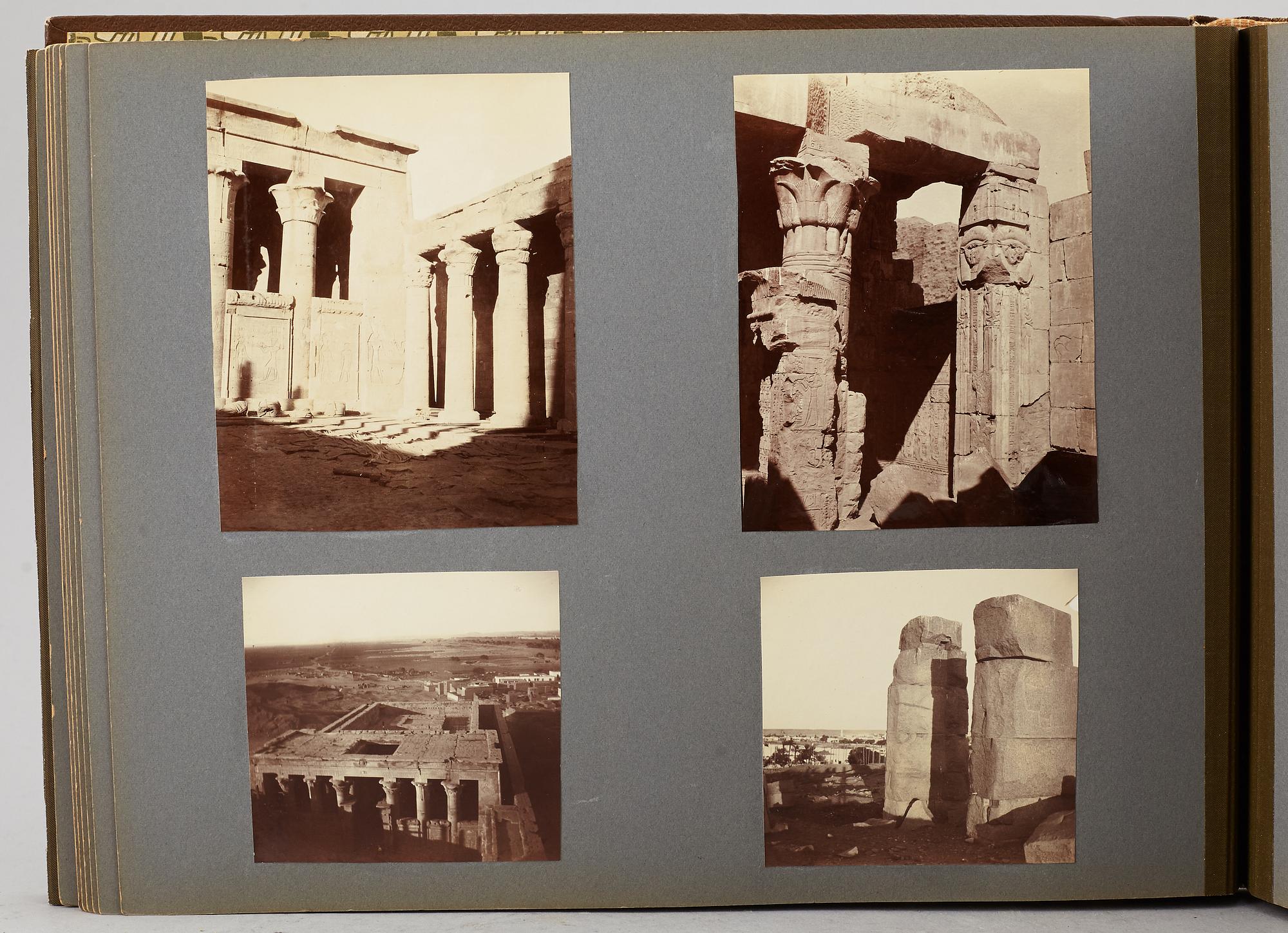 FOTOALBUM,   MEDELHAVSKRYSSNING 1905-06 MED KORVETTEN FREJA.