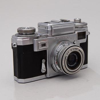 KAMERA, Zeiss ikon Contax, linssejä sekä lisävarusteita.