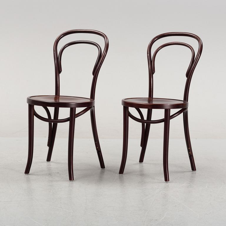 Beau Marché, stolar, 6 stycken, "Thonet café stol", Danmark, modern tillverkning.