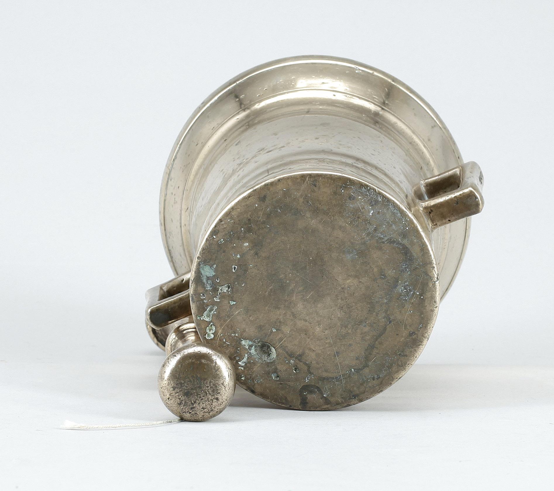 MORTEL, mässing, svensk barock, 1700-tal.