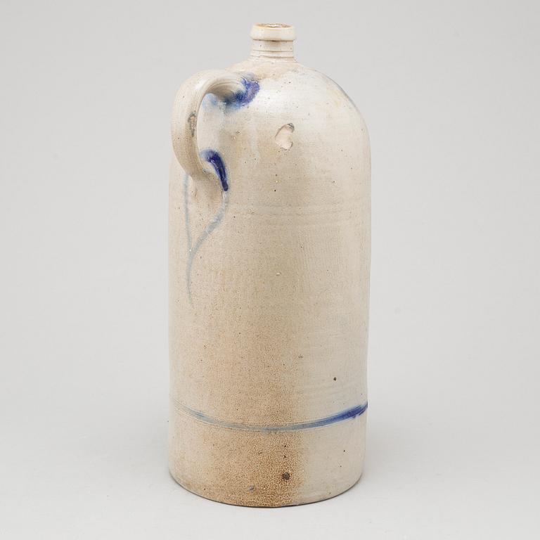A 19th century stoneware jar marked B&N.