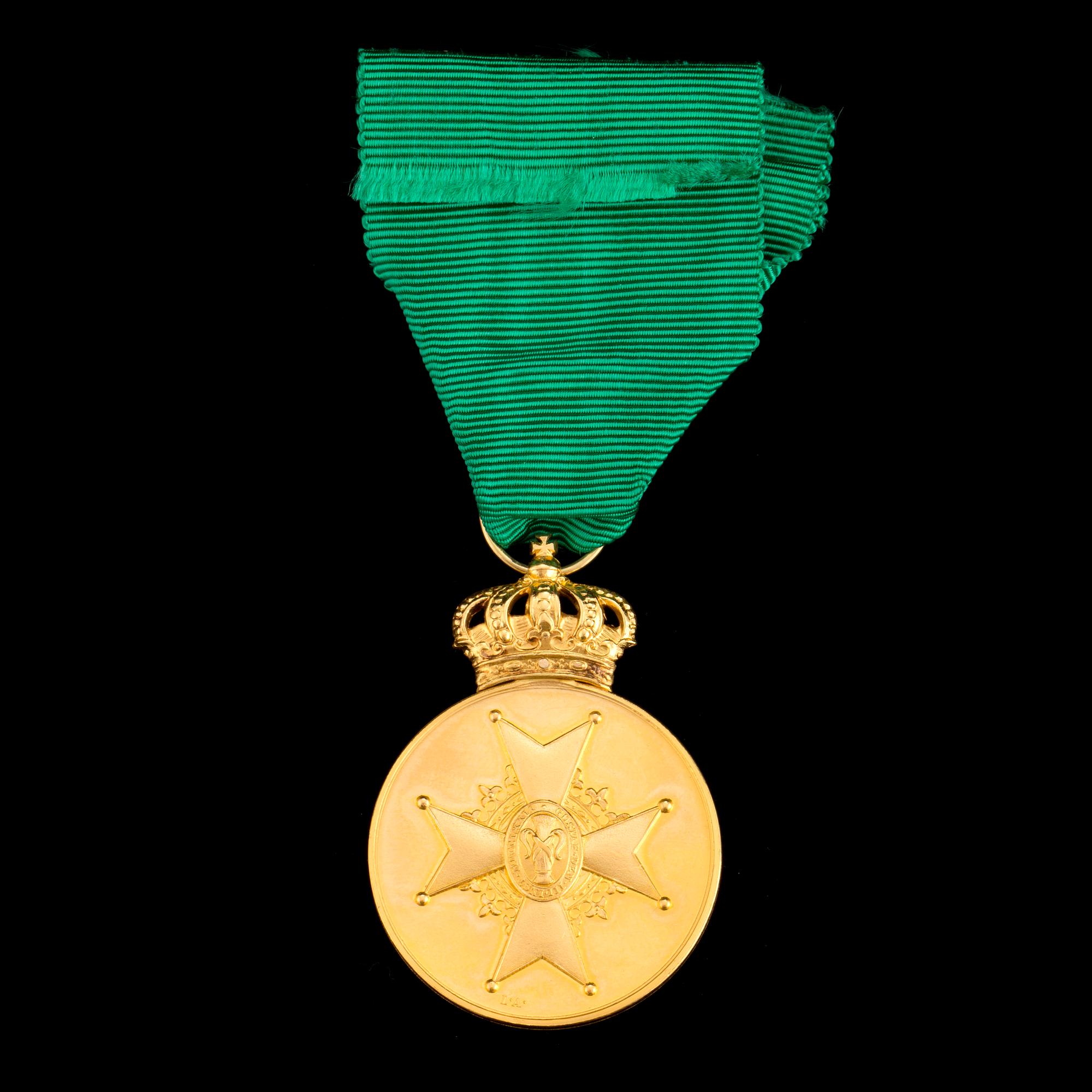 The Swedish VASA MEDAL, 18ct/23ct gold, 1974.