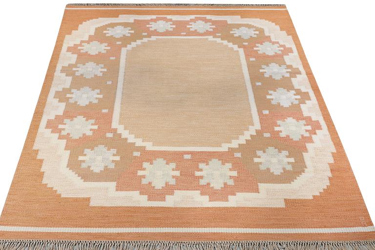 Anna-Johanna Ångtröm, a flat weave carpet, Sweden, signed Å, c. 309 x 198 cm.