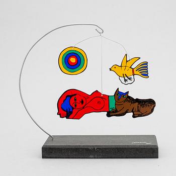 Beverloo Corneille, mobile/sculpture, signed and dated 2004, numbered 94/600.
