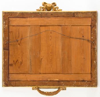 A gilt wood, Gustavian mirror, late 18th Century.