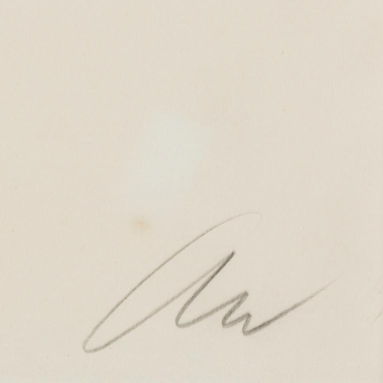 ANDY WARHOL, Silkscreen 1974, on Arches paper, signed with initials in pencil, and also signed and numbered 99/250 verso.