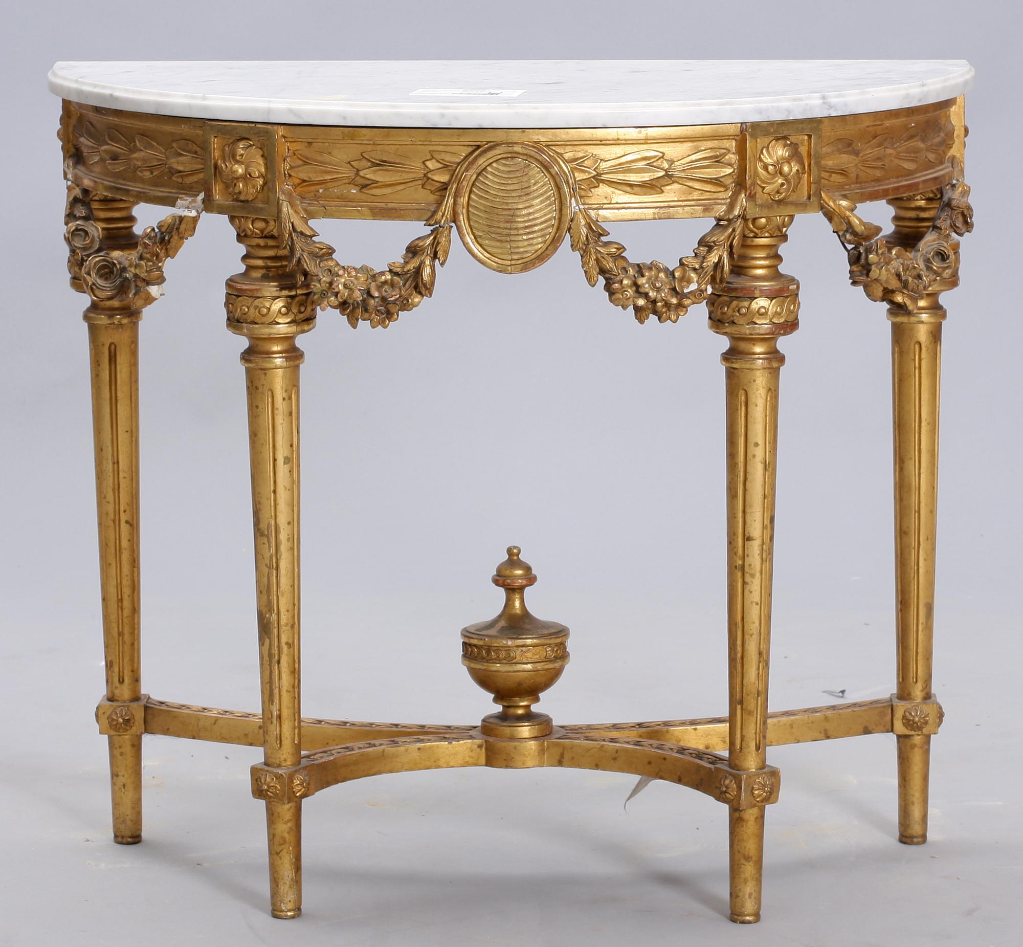 KONSOLBORD, gustaviansk stil, 1800-tal.