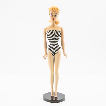 Barbie doll, vintage "No. 3, Ponytail", Mattel 1960.