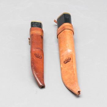KNIVAR, 2 st, Tapio Wirkkala, Hackman, Finland. Formgiven 1961.