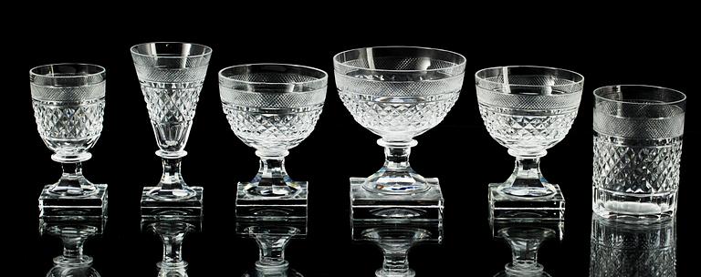 GLASSERVIS, 60 delar, "Kent", Kosta.