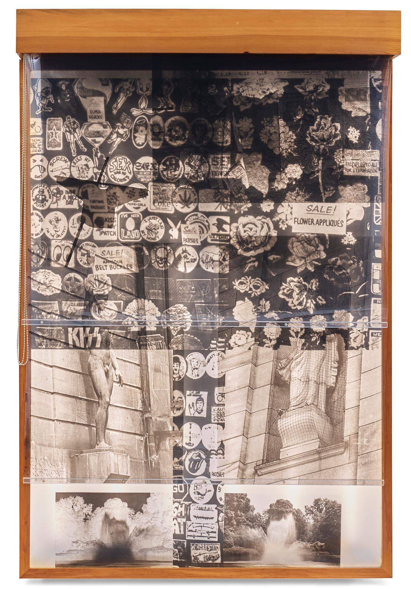Robert Rauschenberg, "Sling-Shots lit #6, Black State".