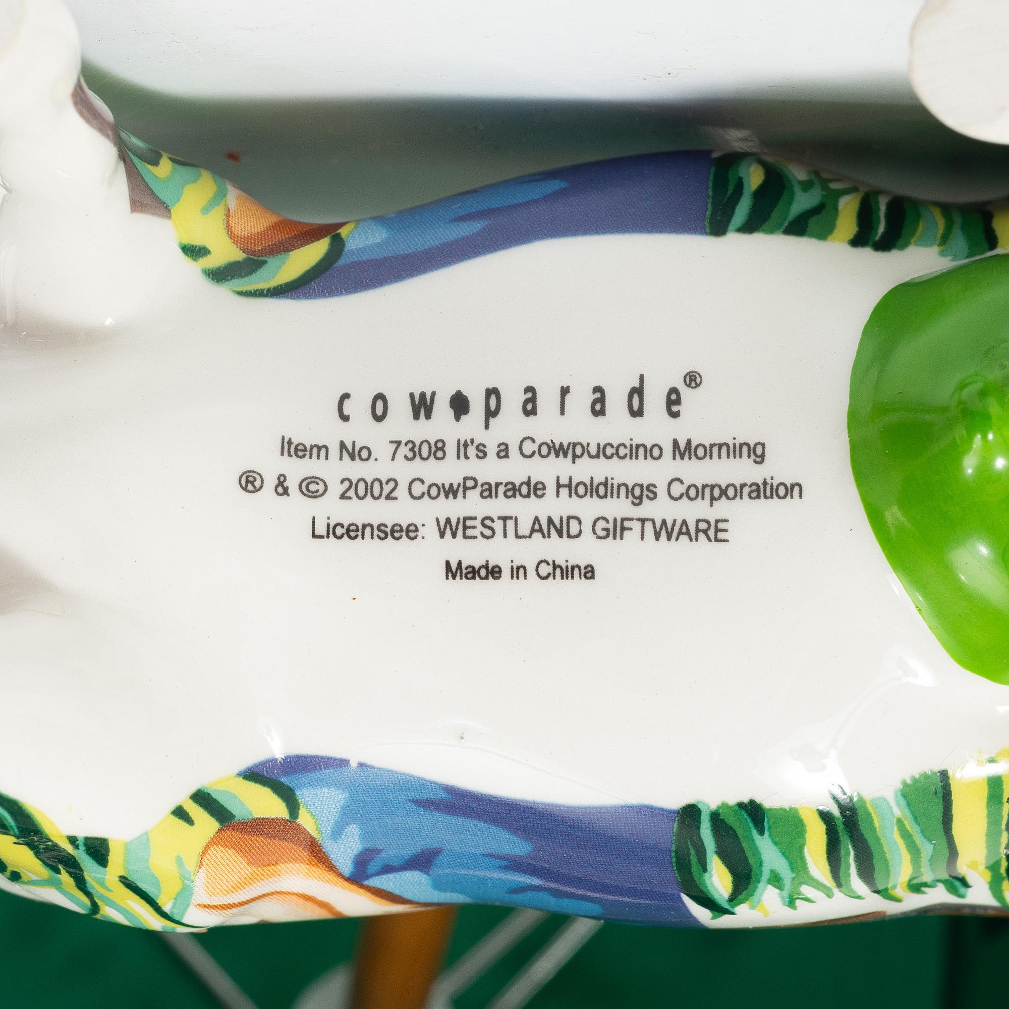 Six 'Cow Parade' figurines, 2000s.