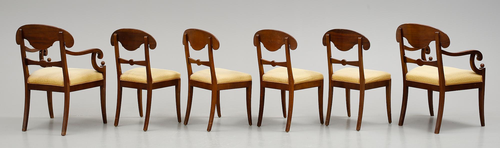 STOLAR, 6 st, Karl-Johan stil, 1900-talets början.